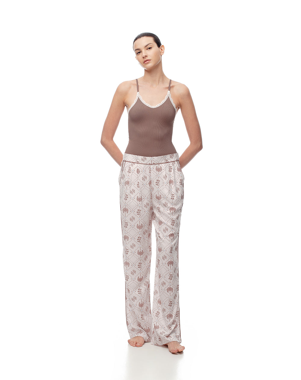 Pantalón de pijama estampado mujer