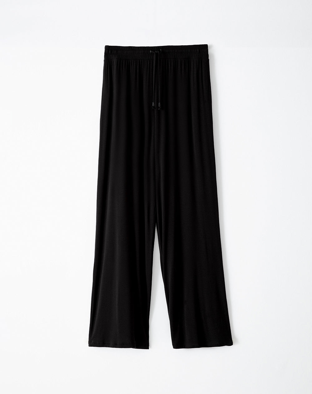 Pantalón relaxed fit tiro medio negro