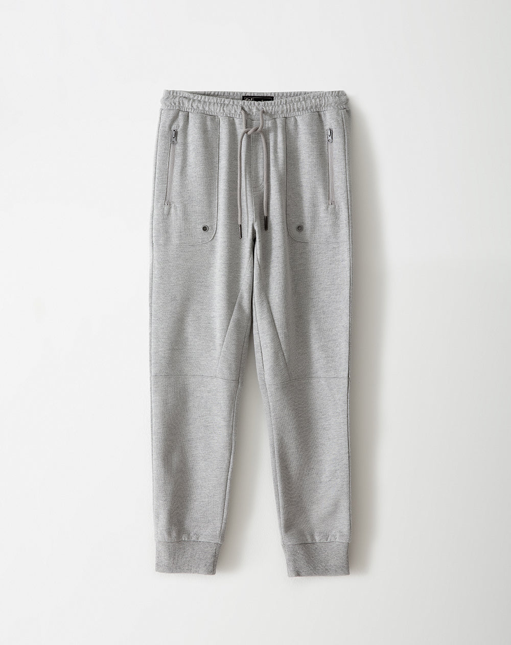 Jogger Lezen regular fit tiro medio gris jaspe