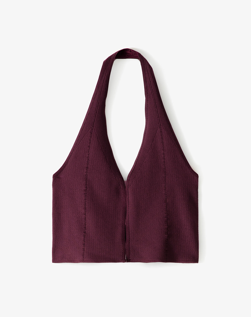 Pack x2 crop top halter seamless verde + vinotinto mujer