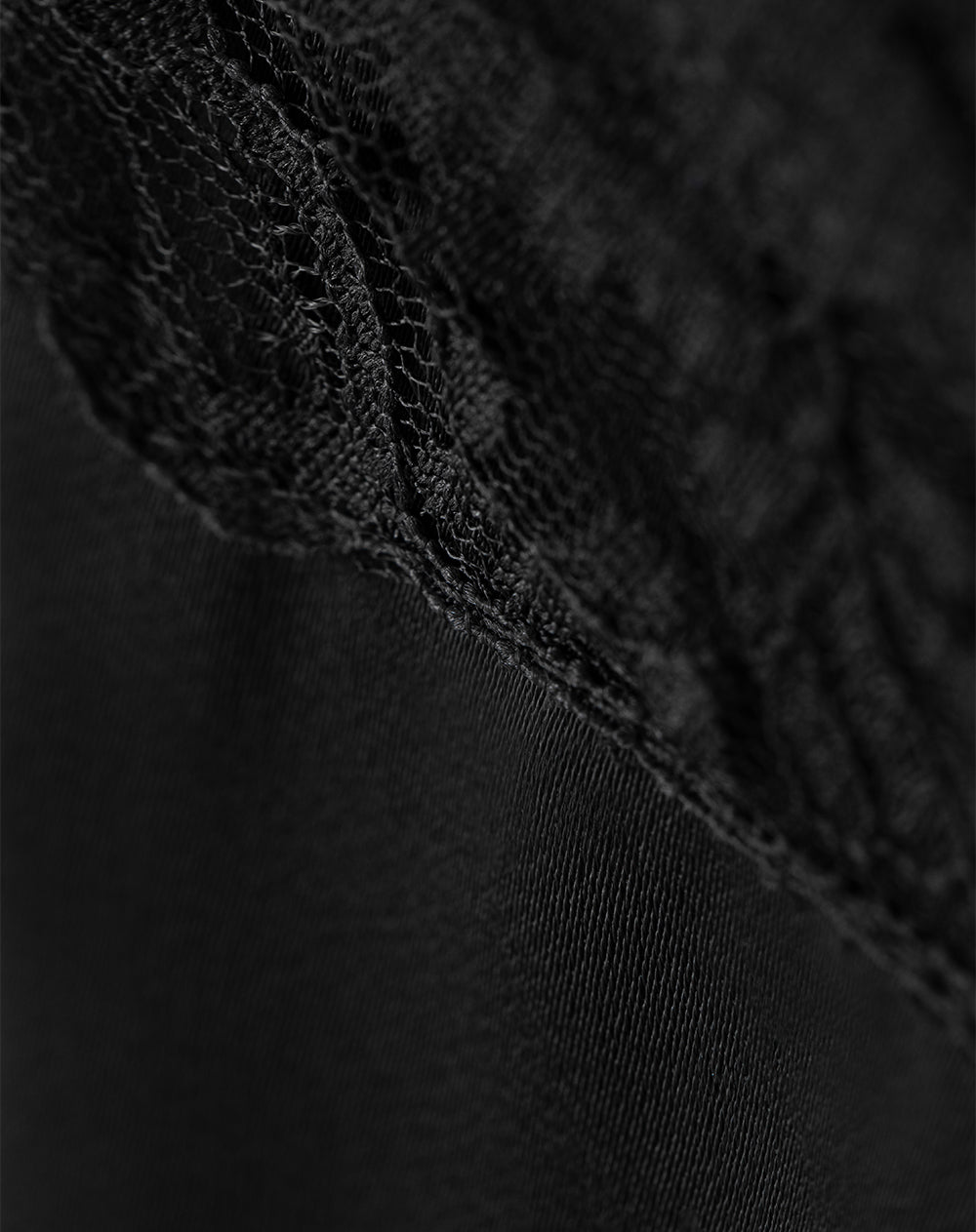Camisa loose fit tiras negra