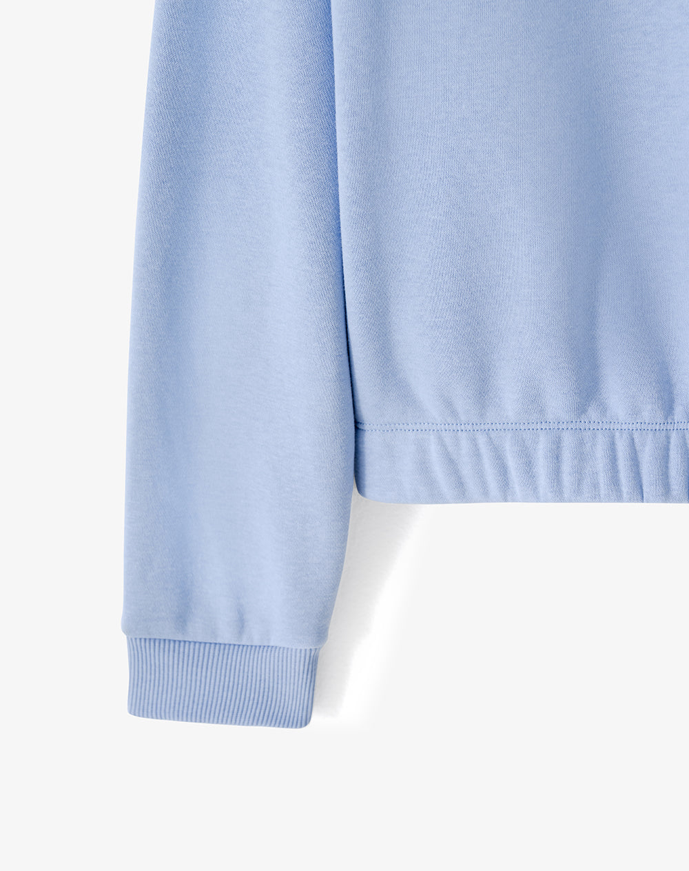 Buzo regular azul mujer