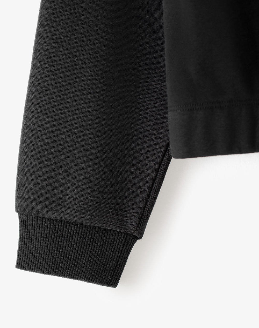 Buzo regular negro mujer