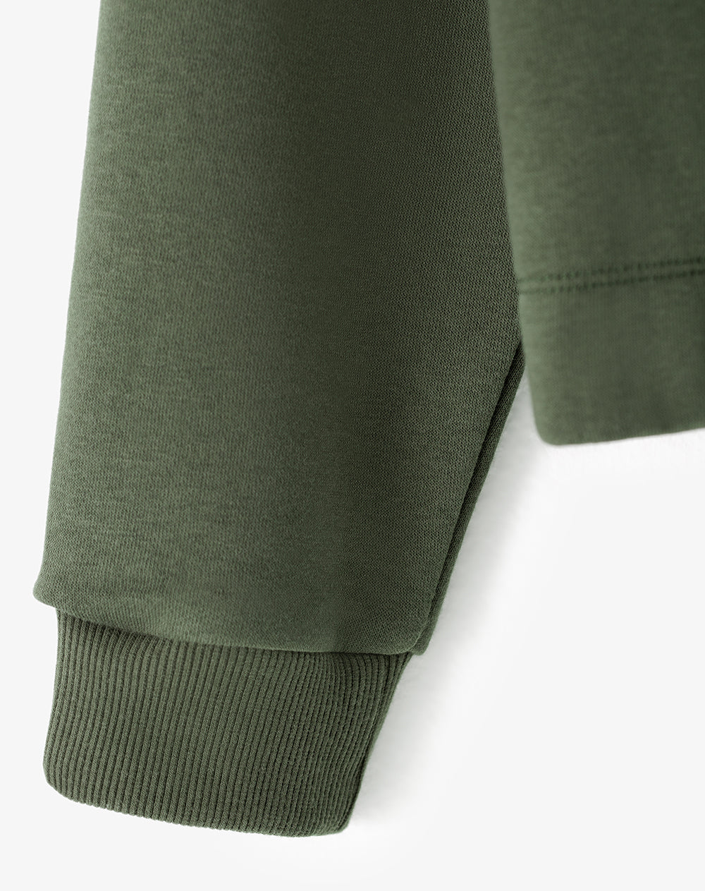 Buzo regular verde mujer