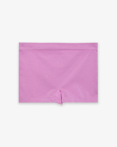 Panty boxer en seamless tiro medio rosado