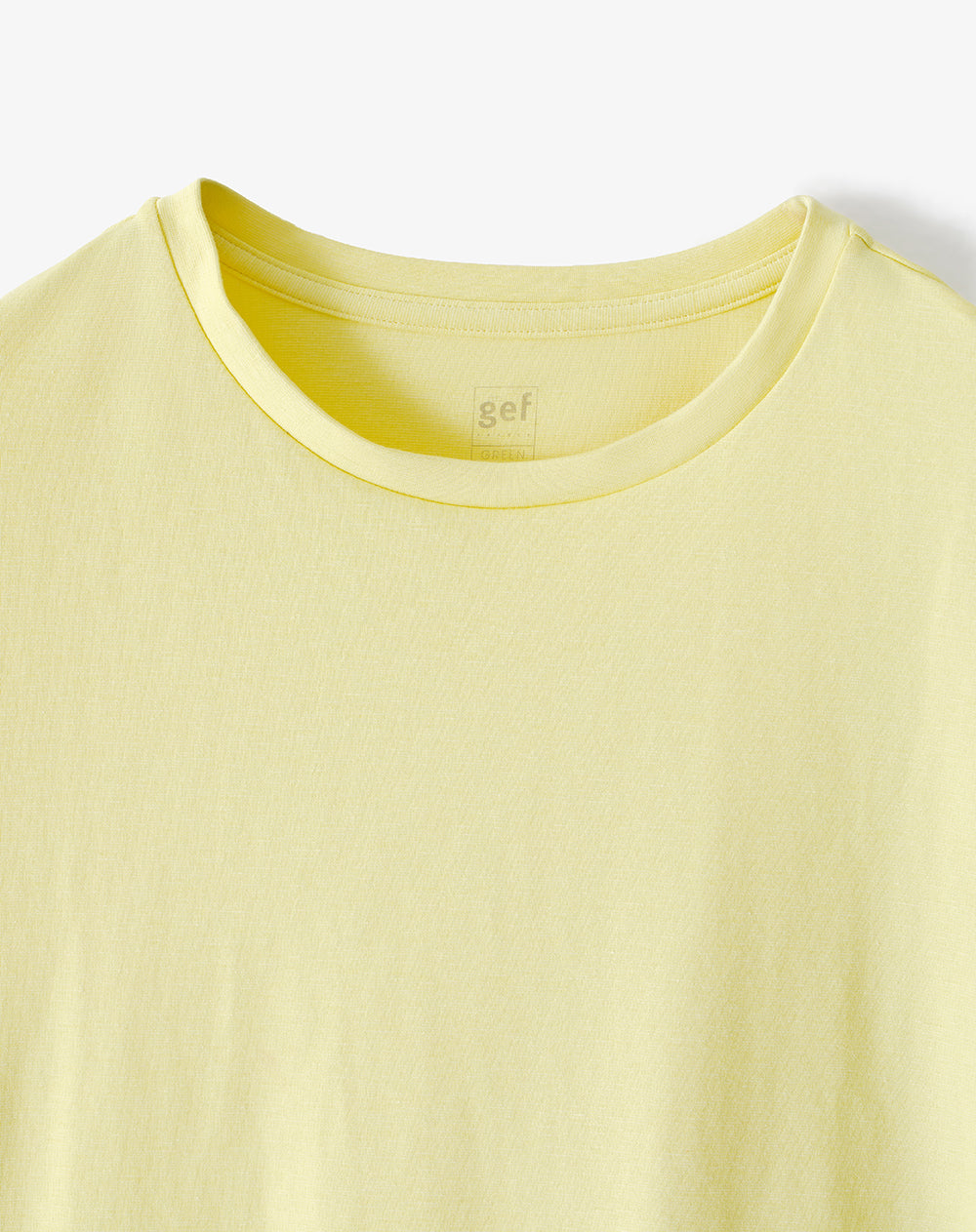 Camiseta oversize amarilla mujer