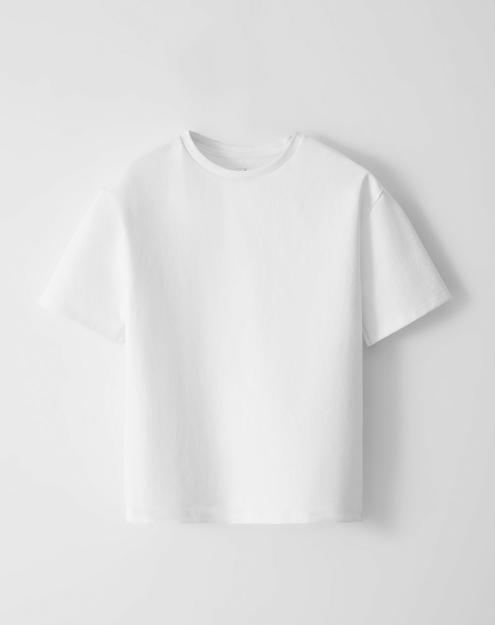 Camiseta oversized fit manga corta blanca