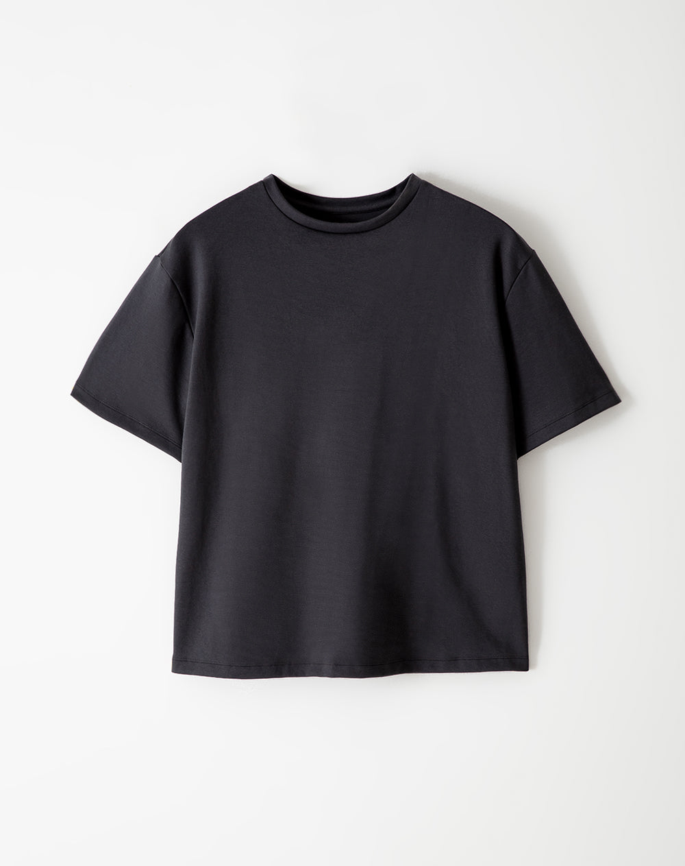 Camiseta oversized fit manga corta negra