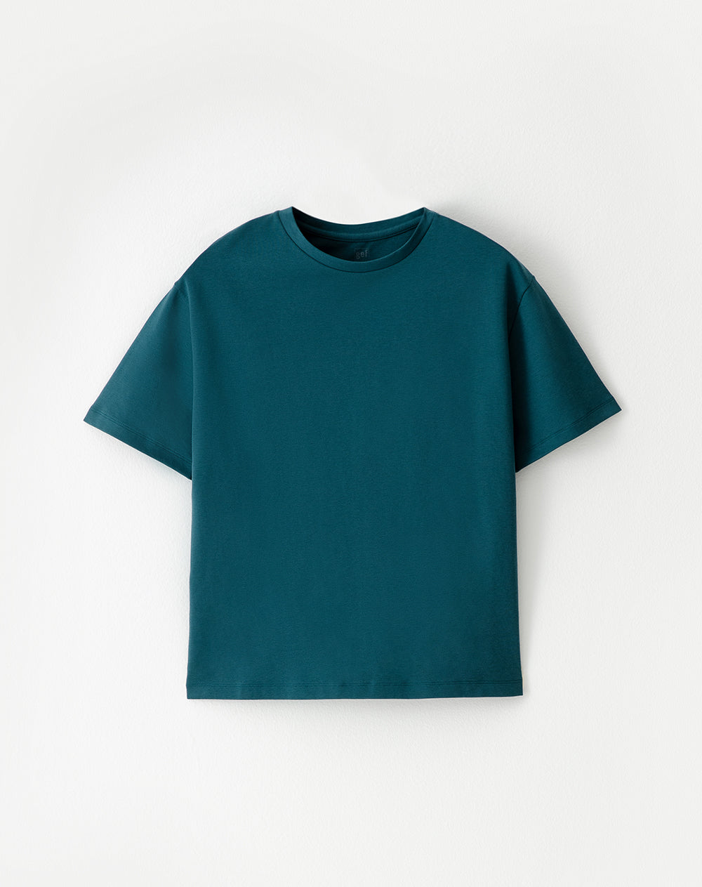 Camiseta oversized fit manga corta verde