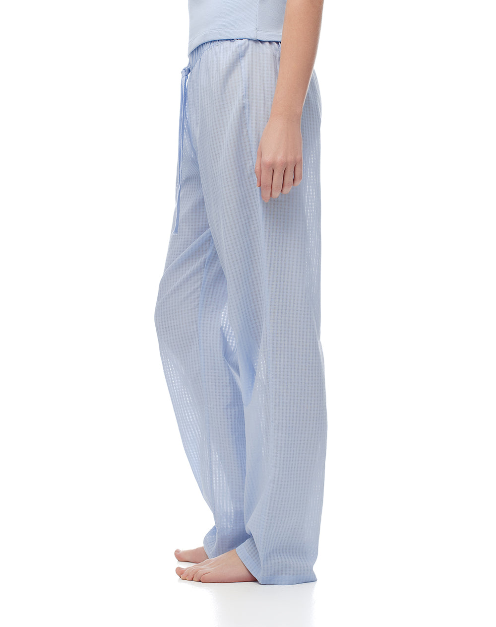 Pantalón de pijama azul mujer