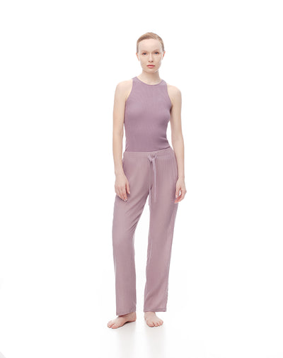 Pantalón de pijama mujer morado