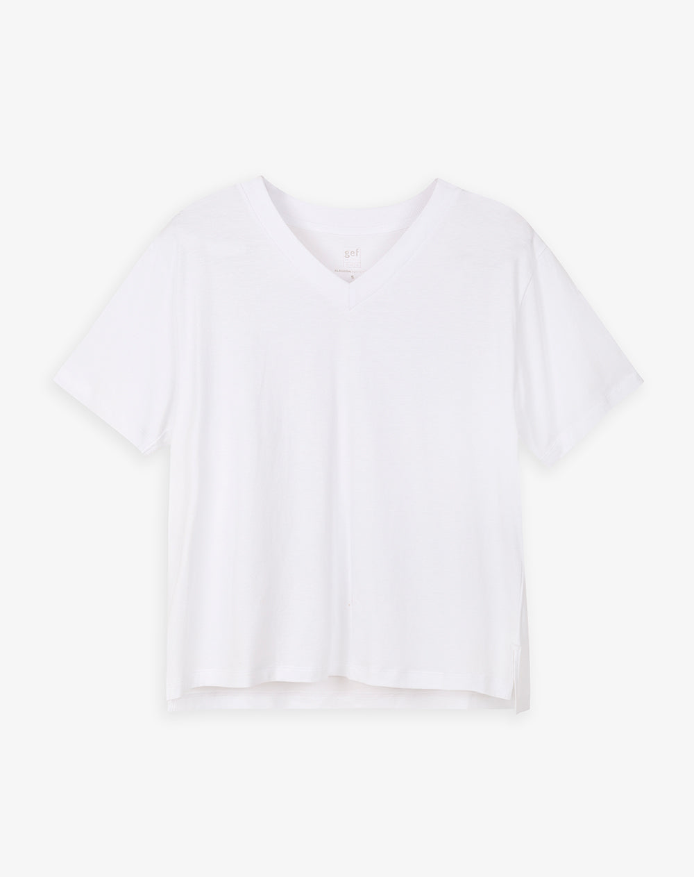 Camiseta relax blanca mujer