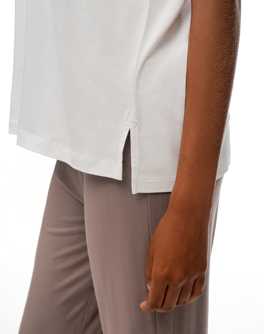 Camiseta relax blanca mujer