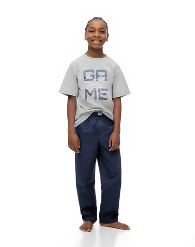 Camiseta + pantalón de pijama algodón surtido niño