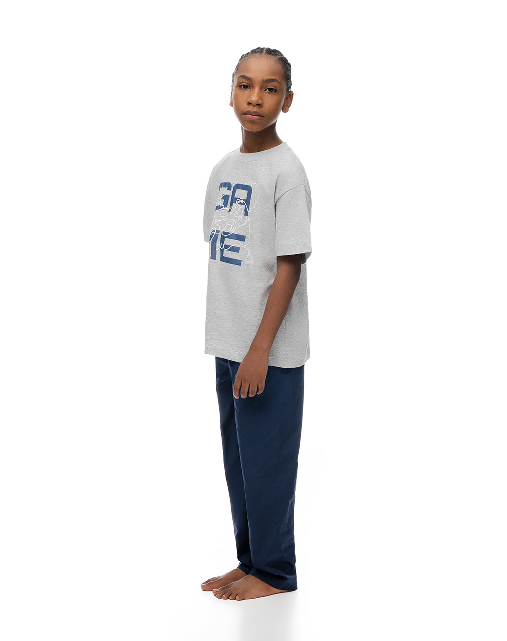 Camiseta + pantalón de pijama algodón surtido niño