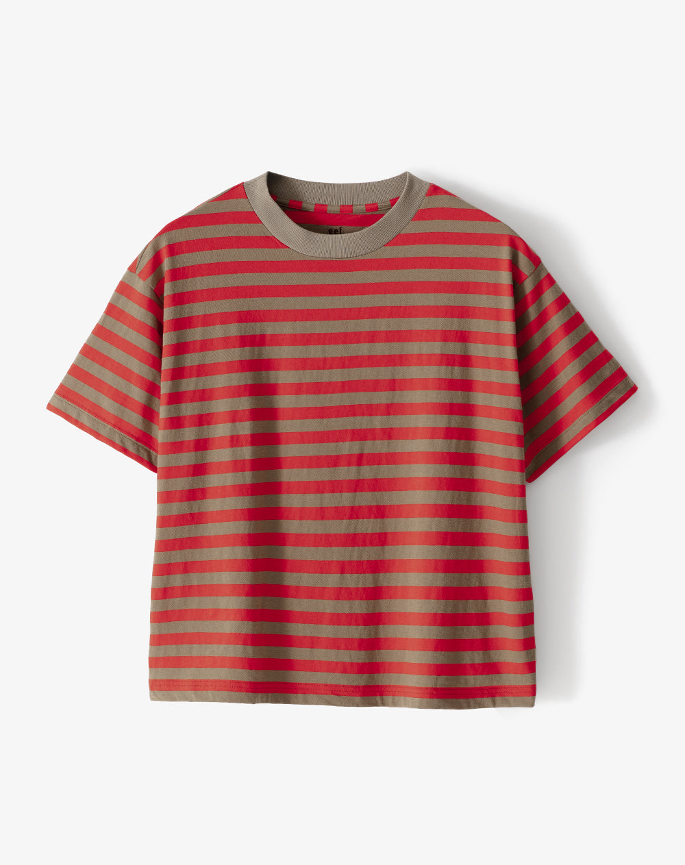 Camiseta oversize algodón rayas mujer