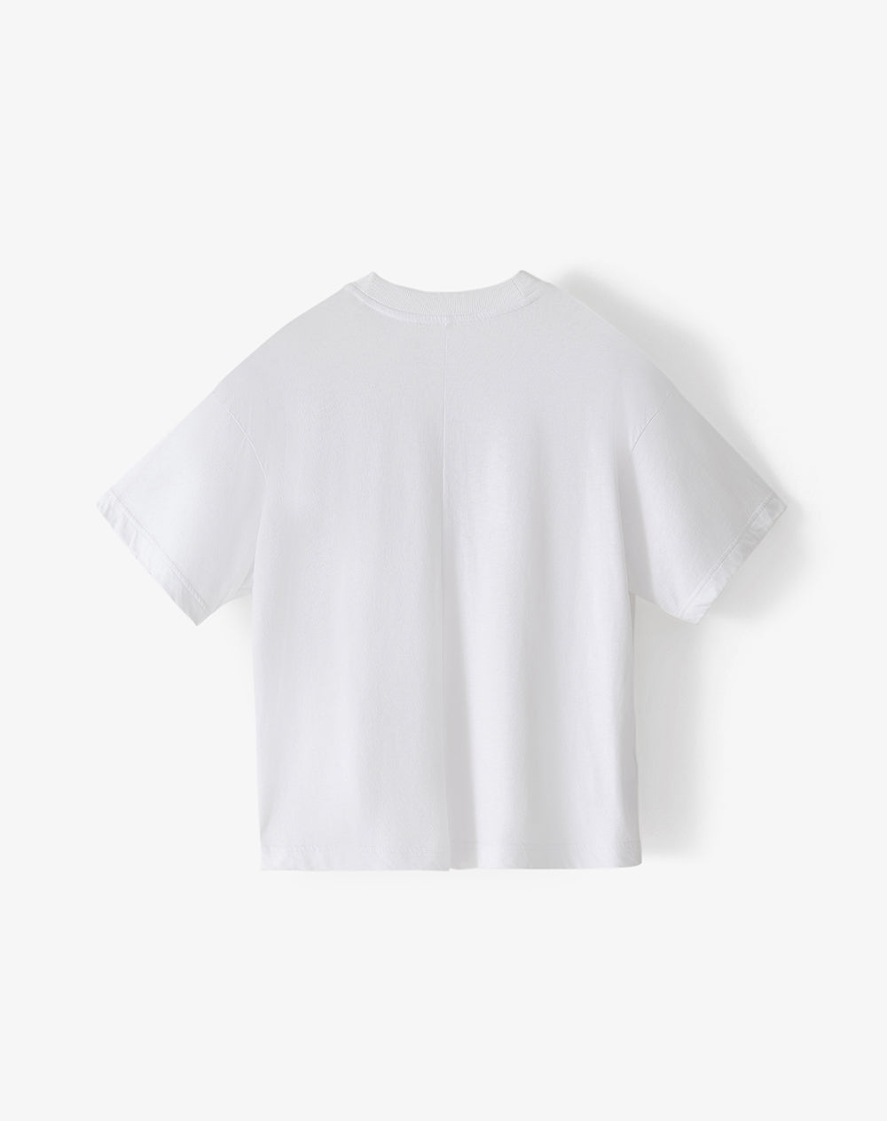Camiseta relaxed fit manga corta blanca
