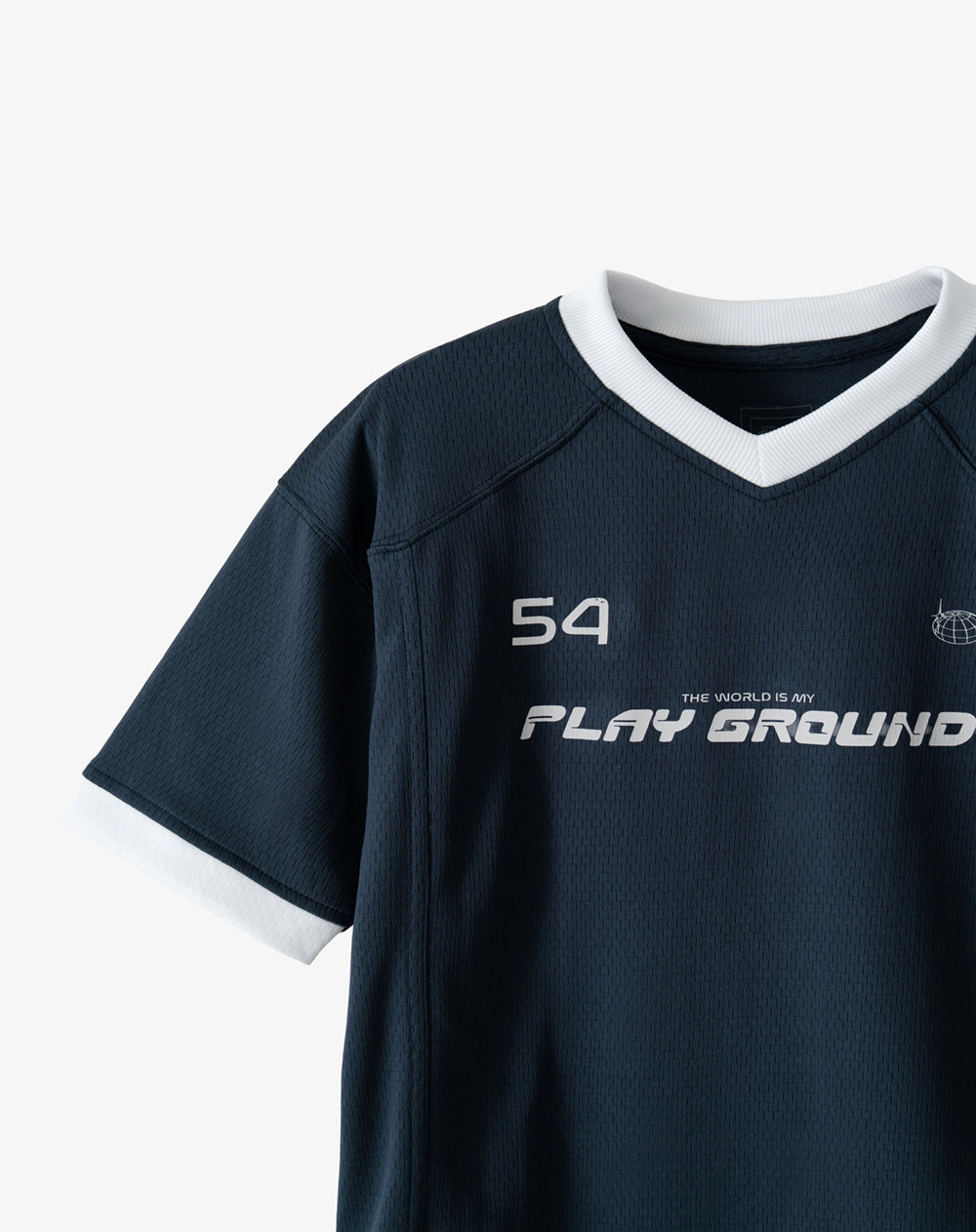Camiseta regular fit manga corta azul