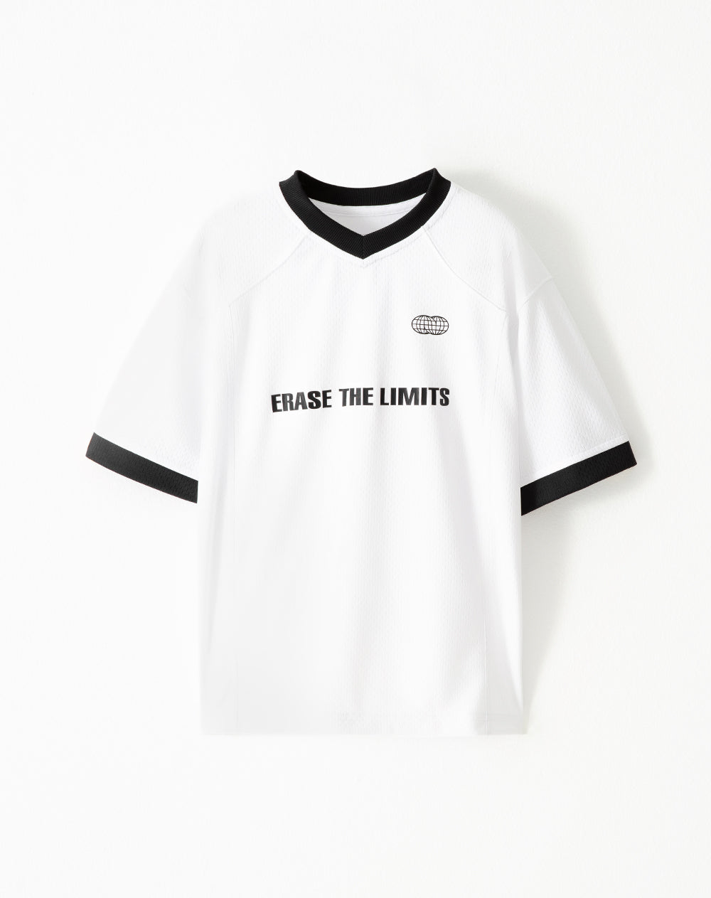 Camiseta oversize blanca estampada niño