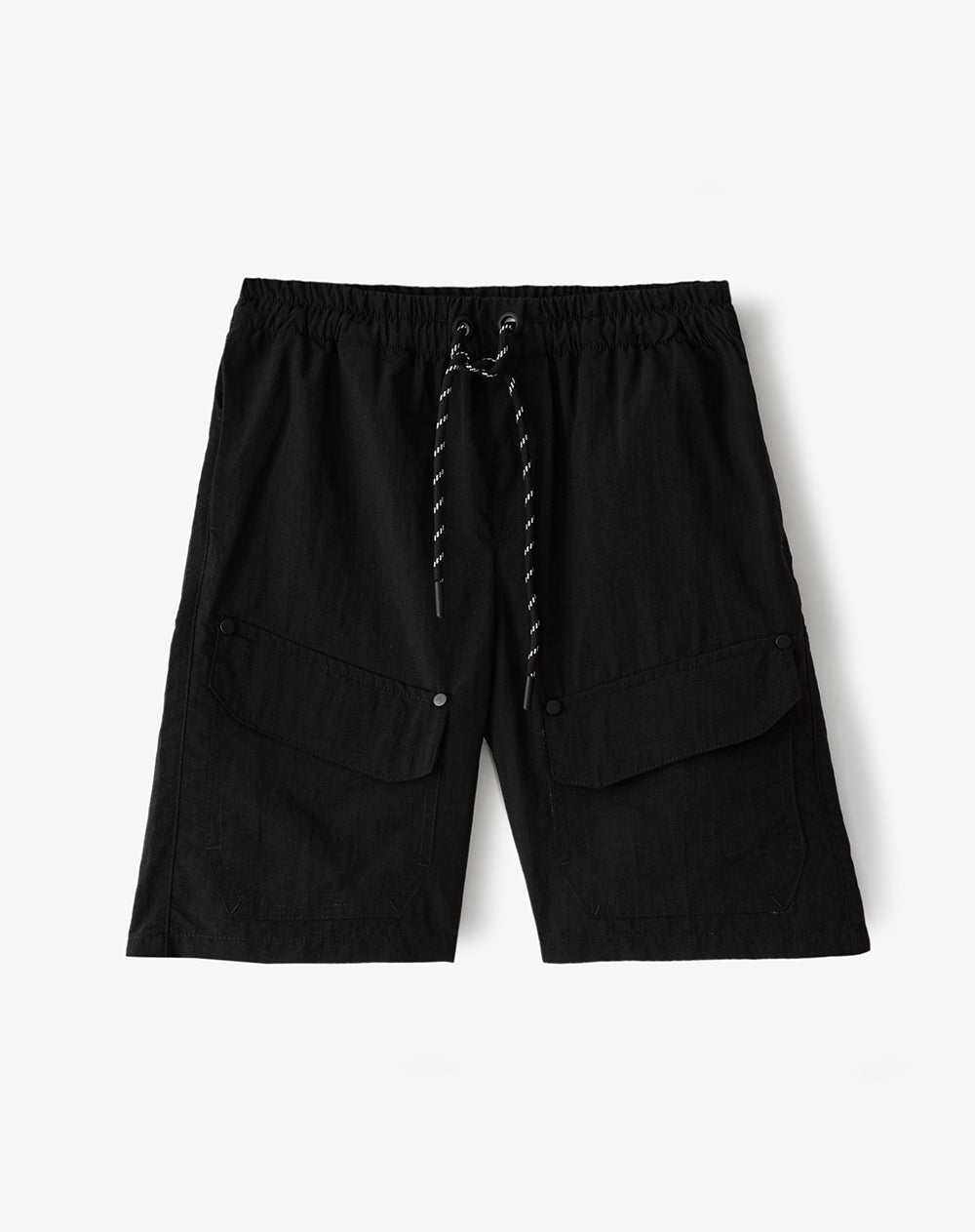 Bermuda regular fit en drill negra