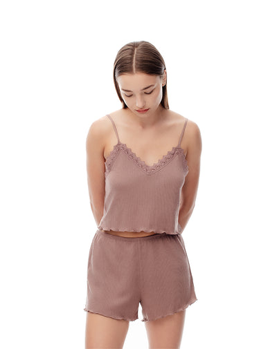 Short pantaloneta cafe