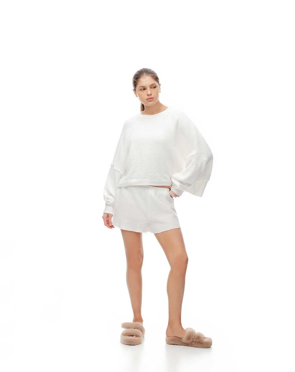 Short pantaloneta blanco
