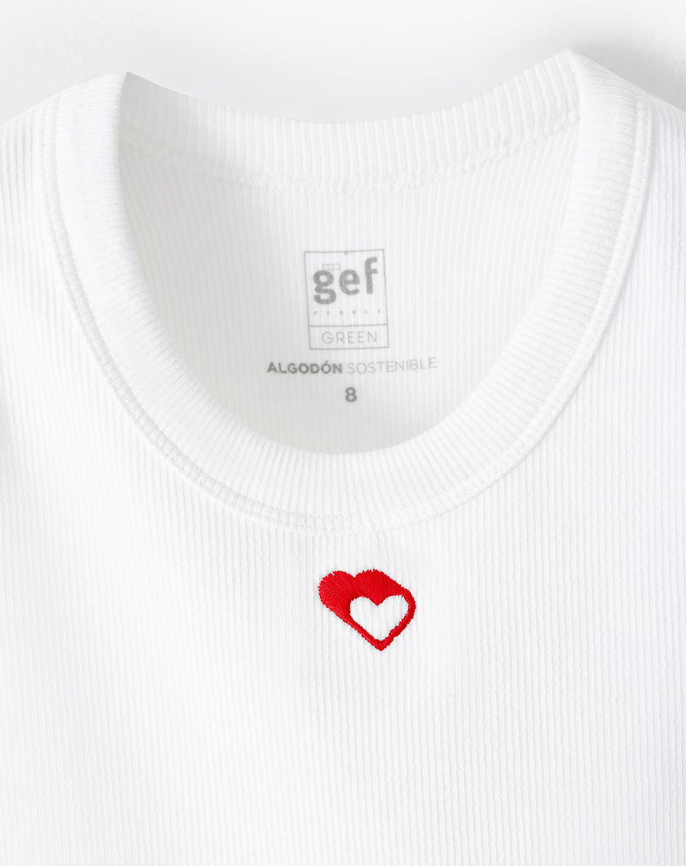 Camiseta regular fit cruda