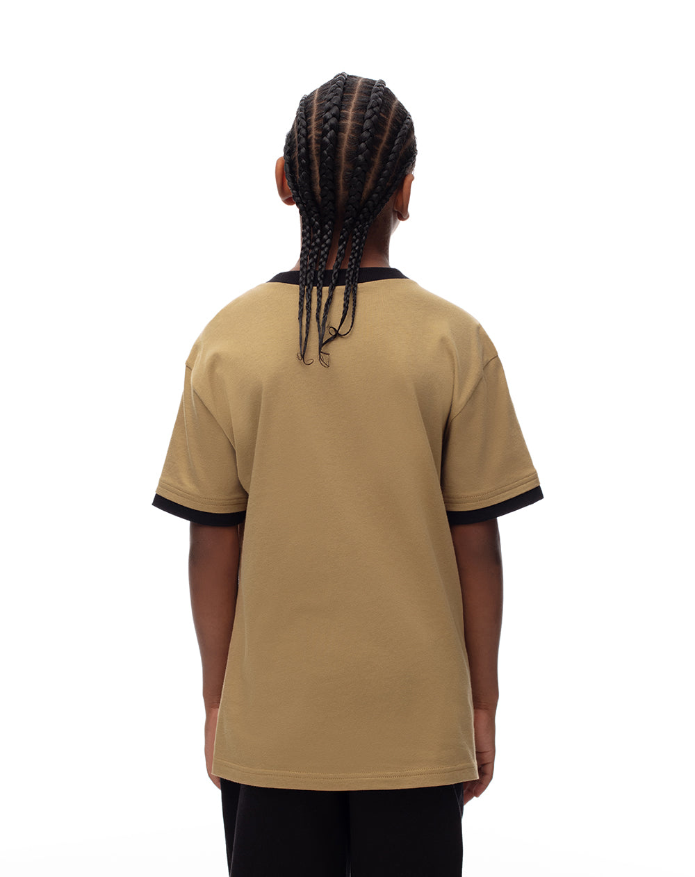 Camiseta Livos fit manga corta habana