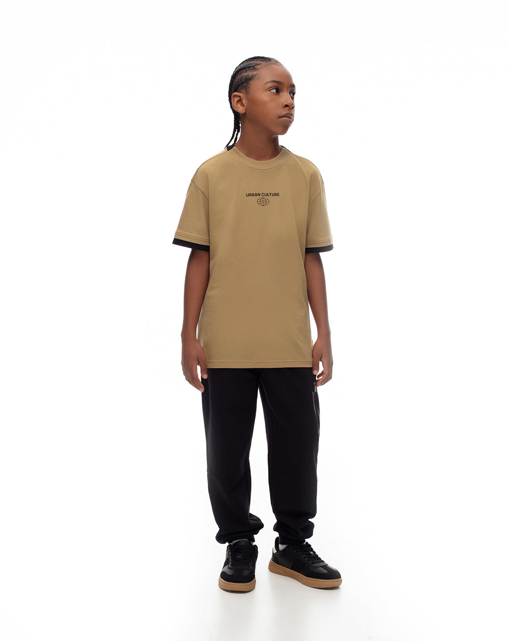 Camiseta Livos fit manga corta habana