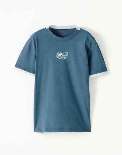 Camiseta fit manga corta verde