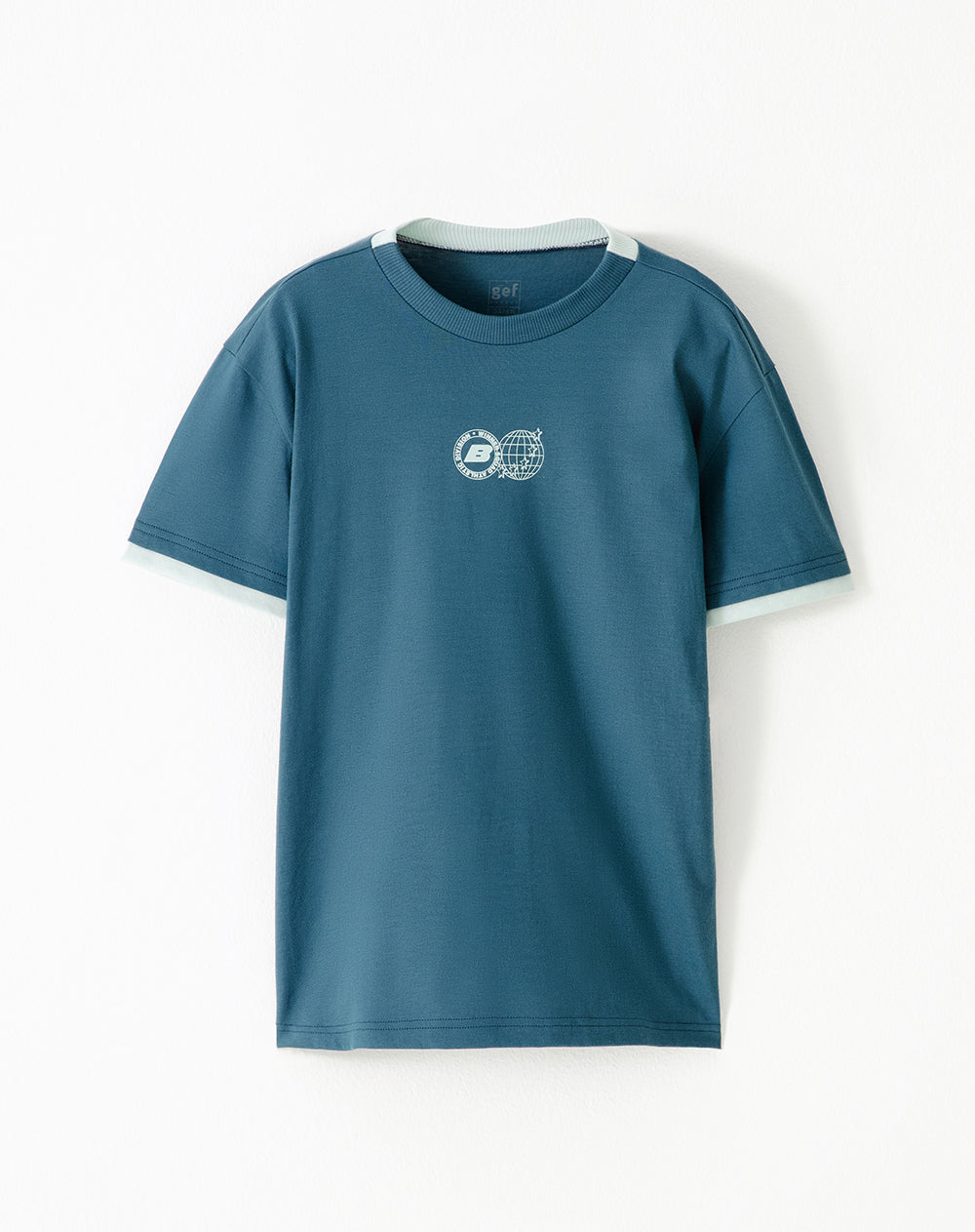 Camiseta fit manga corta verde