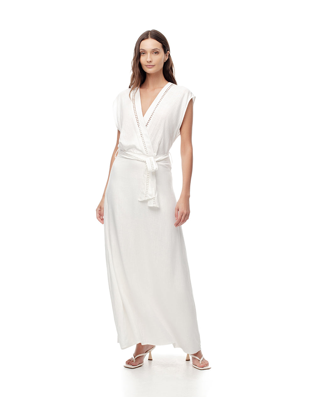 Vestido largo blanco