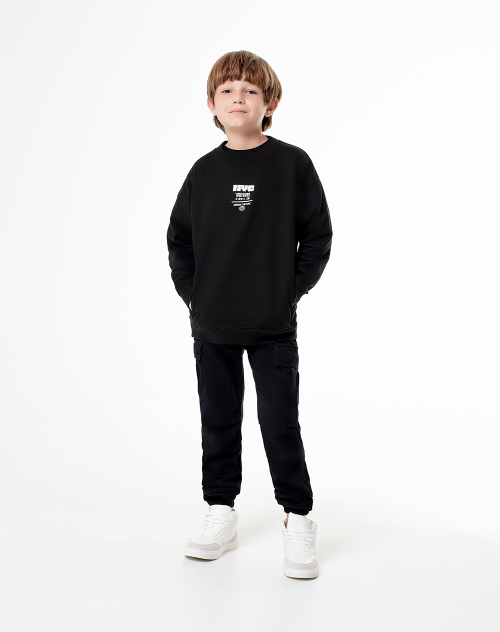 Buzo Lizir regular fit negro
