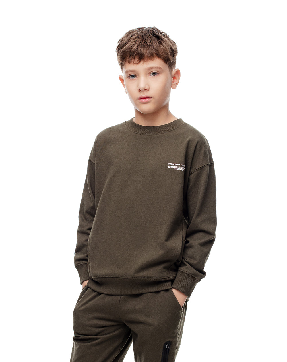 Buzo regular fit verde
