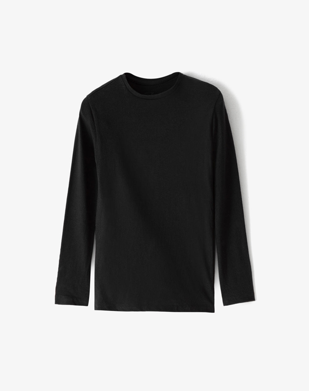Camibuzo regular algodón negro niño