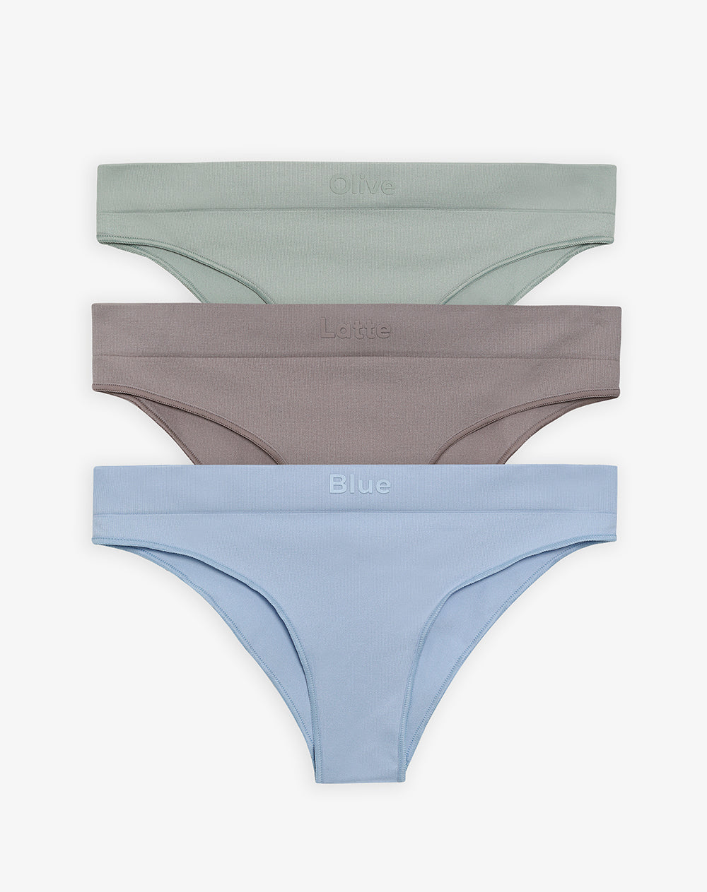 Panty cachetero seamless tiro medio x3unds surtido