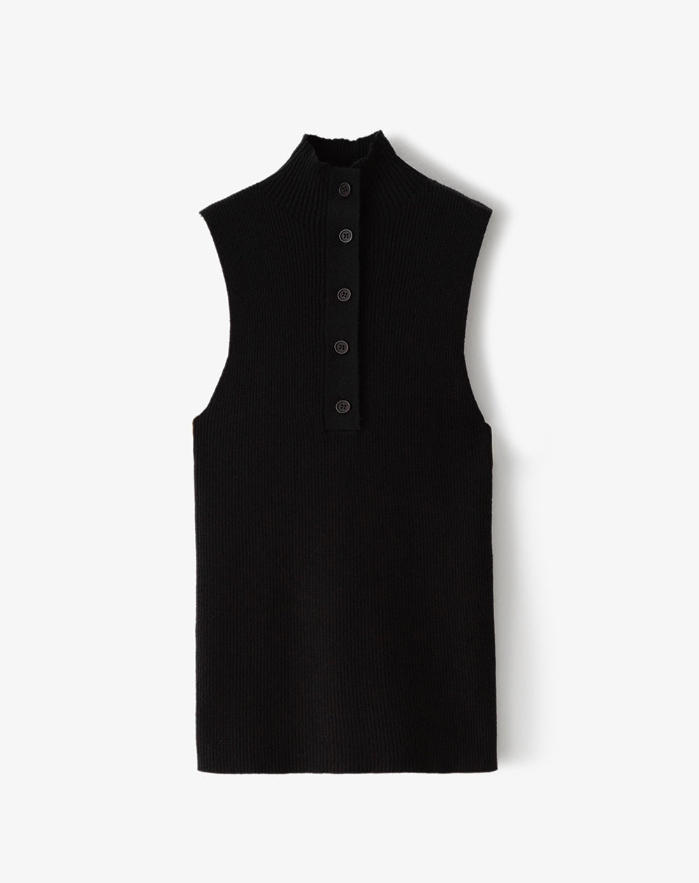 Camiseta fitted fit negra