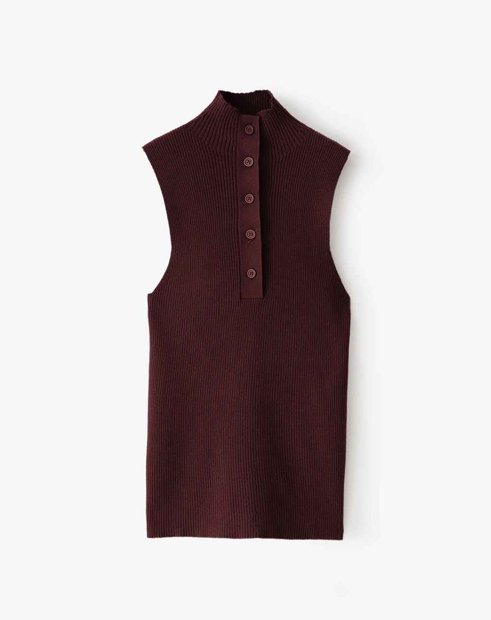 Camiseta fitted fit vino tinto