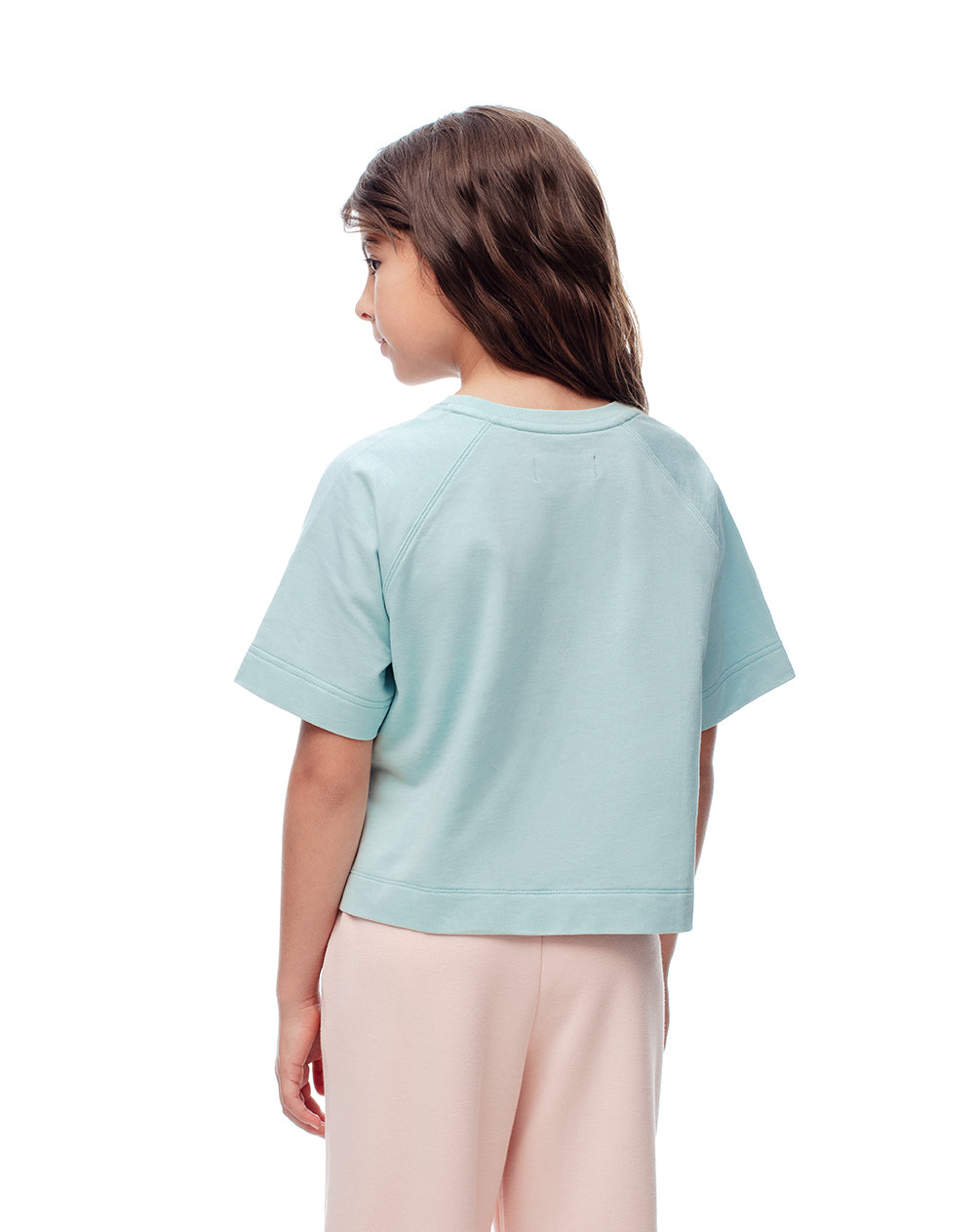 Camiseta relaxed fit manga corta azul