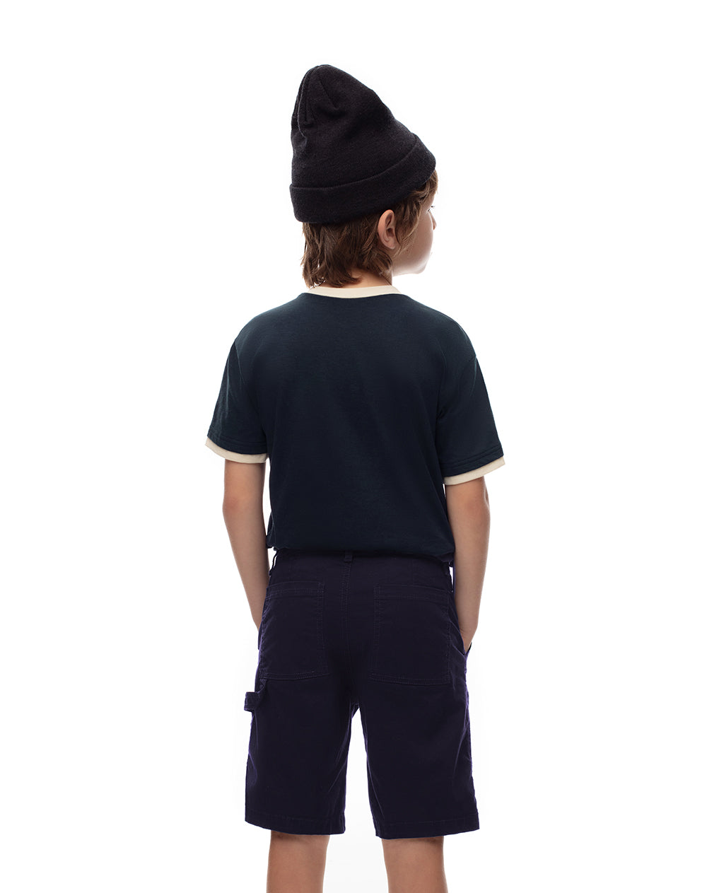 Bermuda Lodod regular fit en drill azul