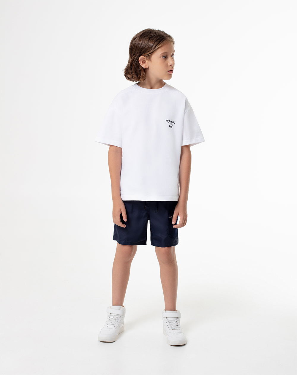 Bermuda regular fit azul