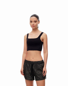 Short deportivo ciclista interno estampado mujer