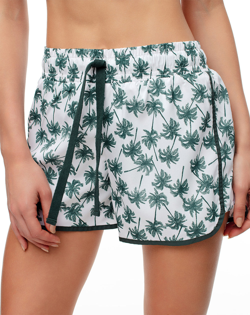 Short deportivo habano estampado