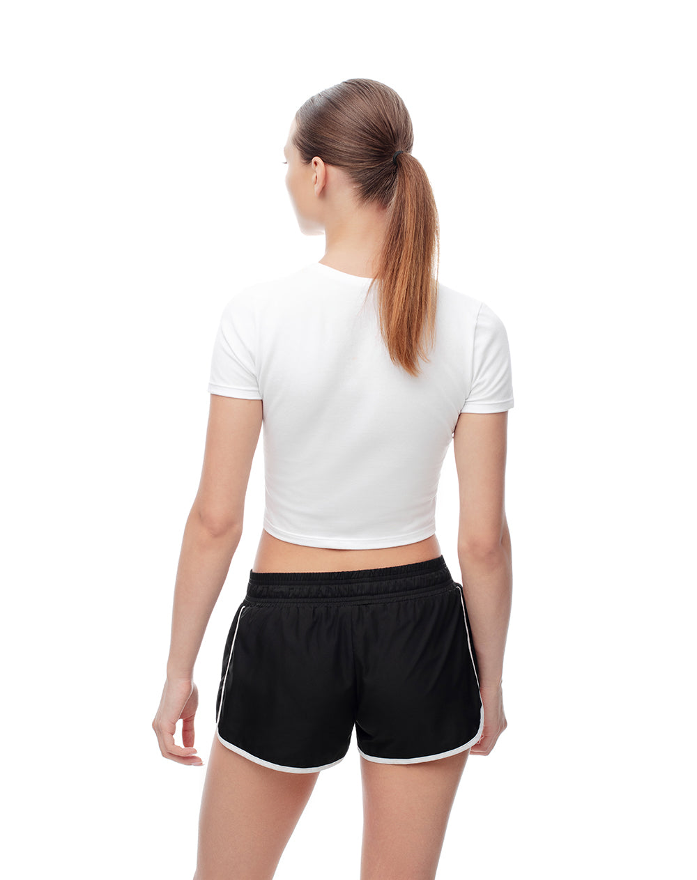 Short deportivo ciclista interno negro mujer