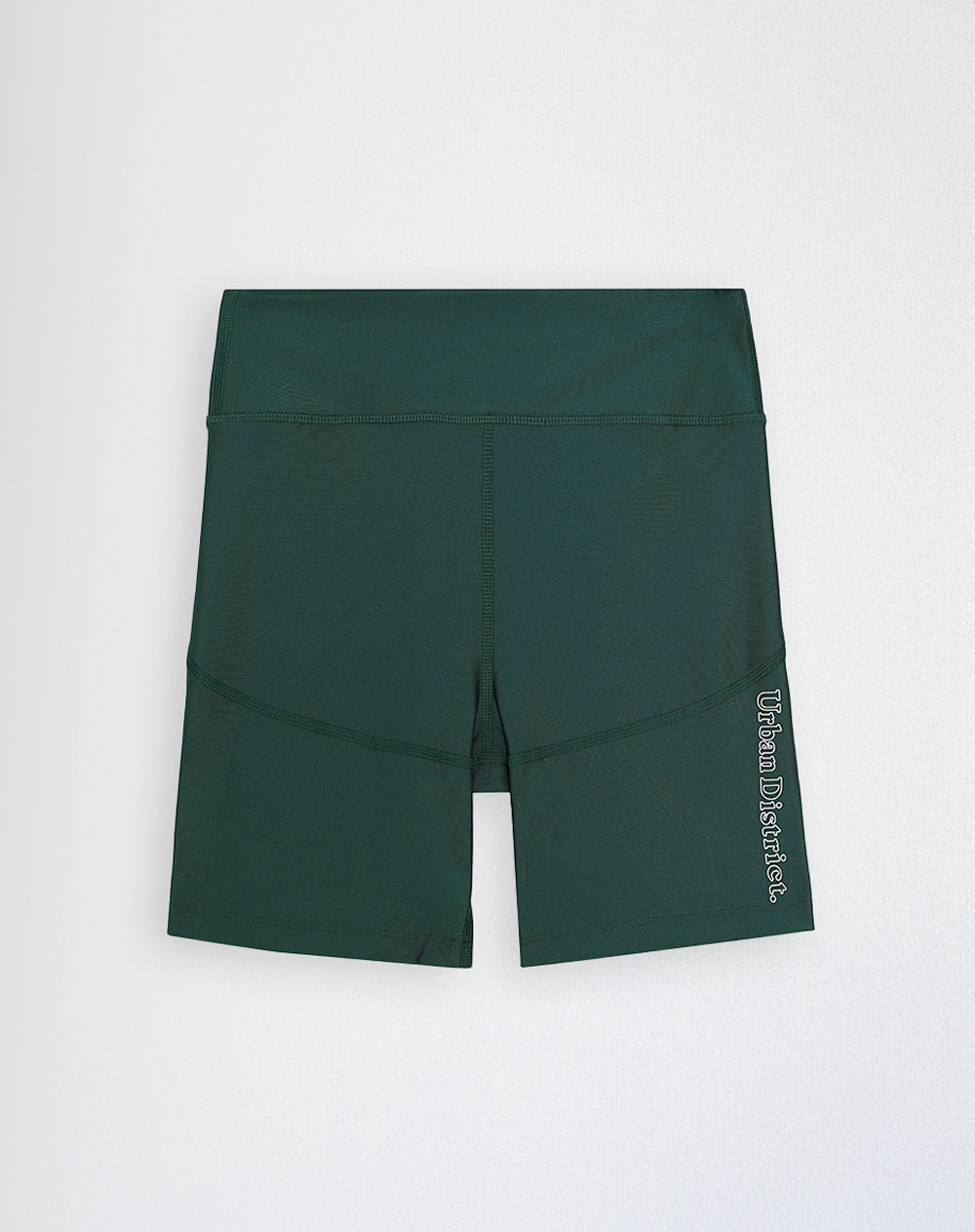 Biker deportivo soporte abdomen verde mujer