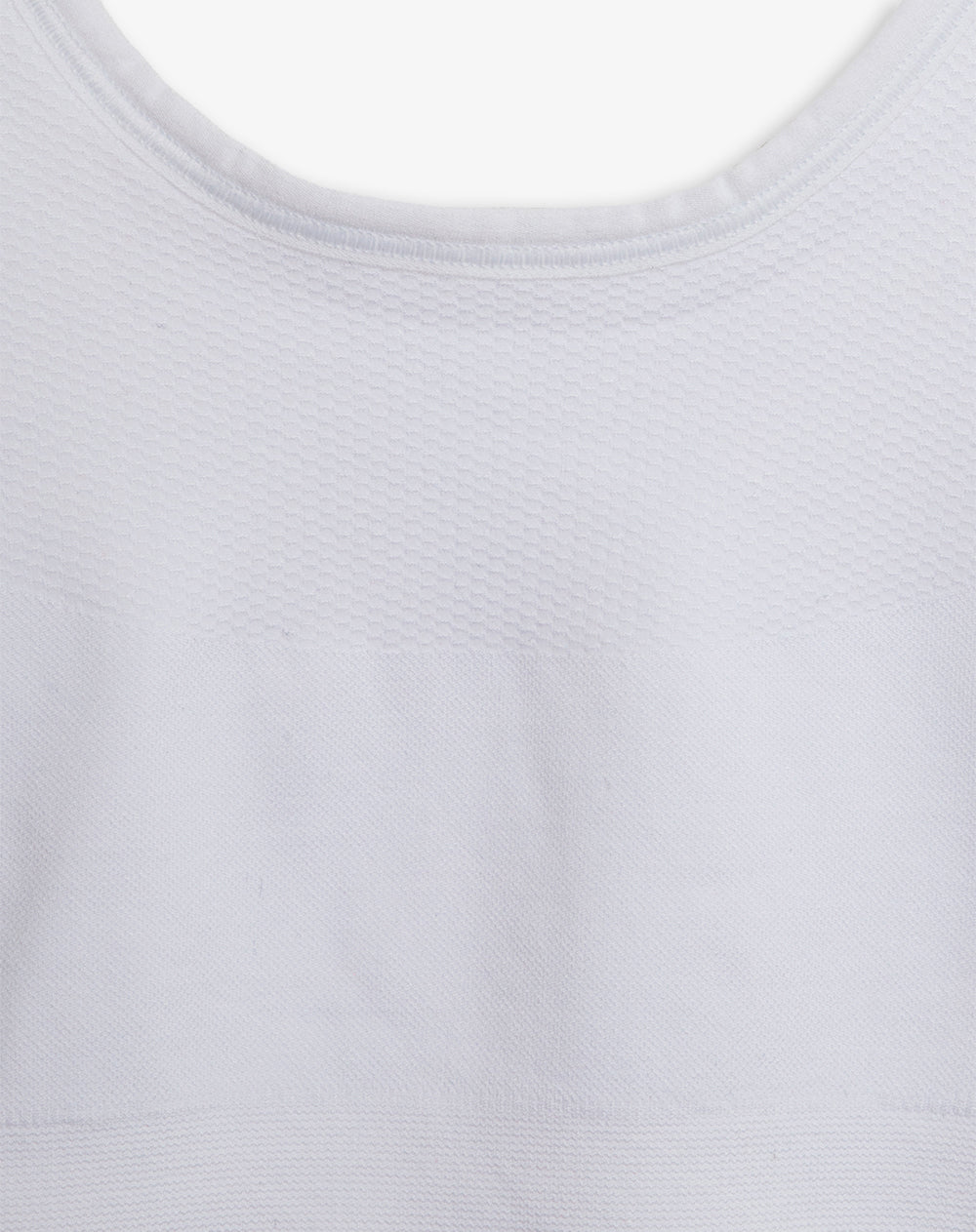 Top deportivo soporte alto seamless blanco