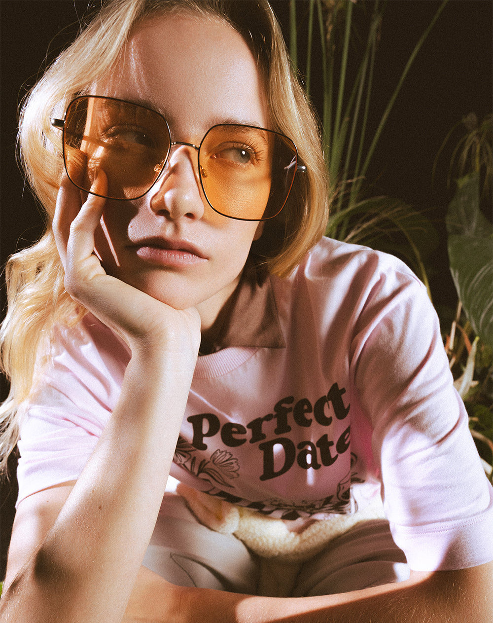 Gafas de sol filtro UV400 cuadradas lente ámbar