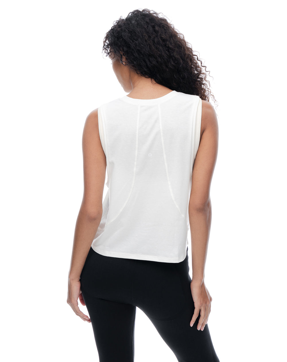 Camiseta regular blanca mujer