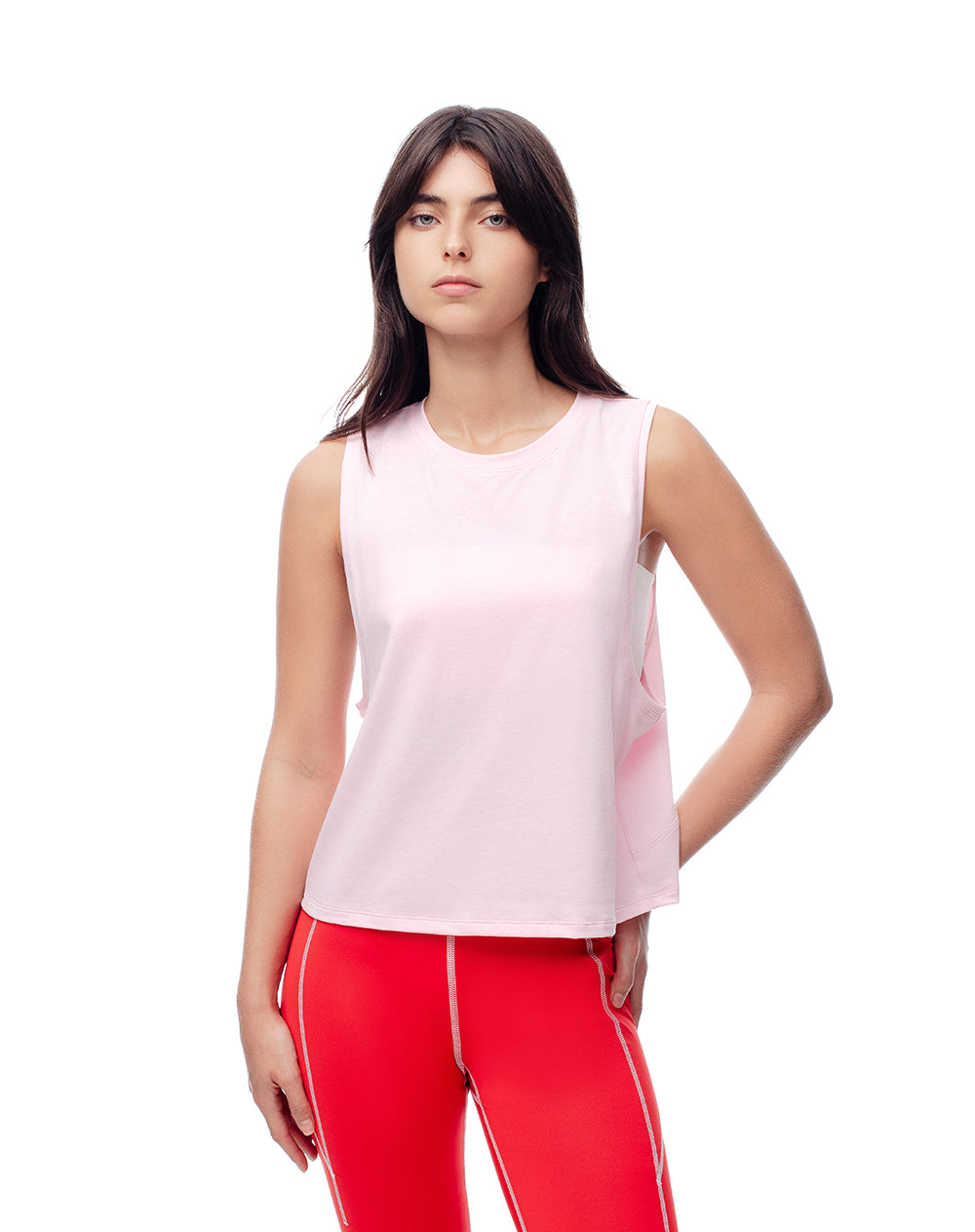 Camiseta esqueleto deportiva rosada mujer