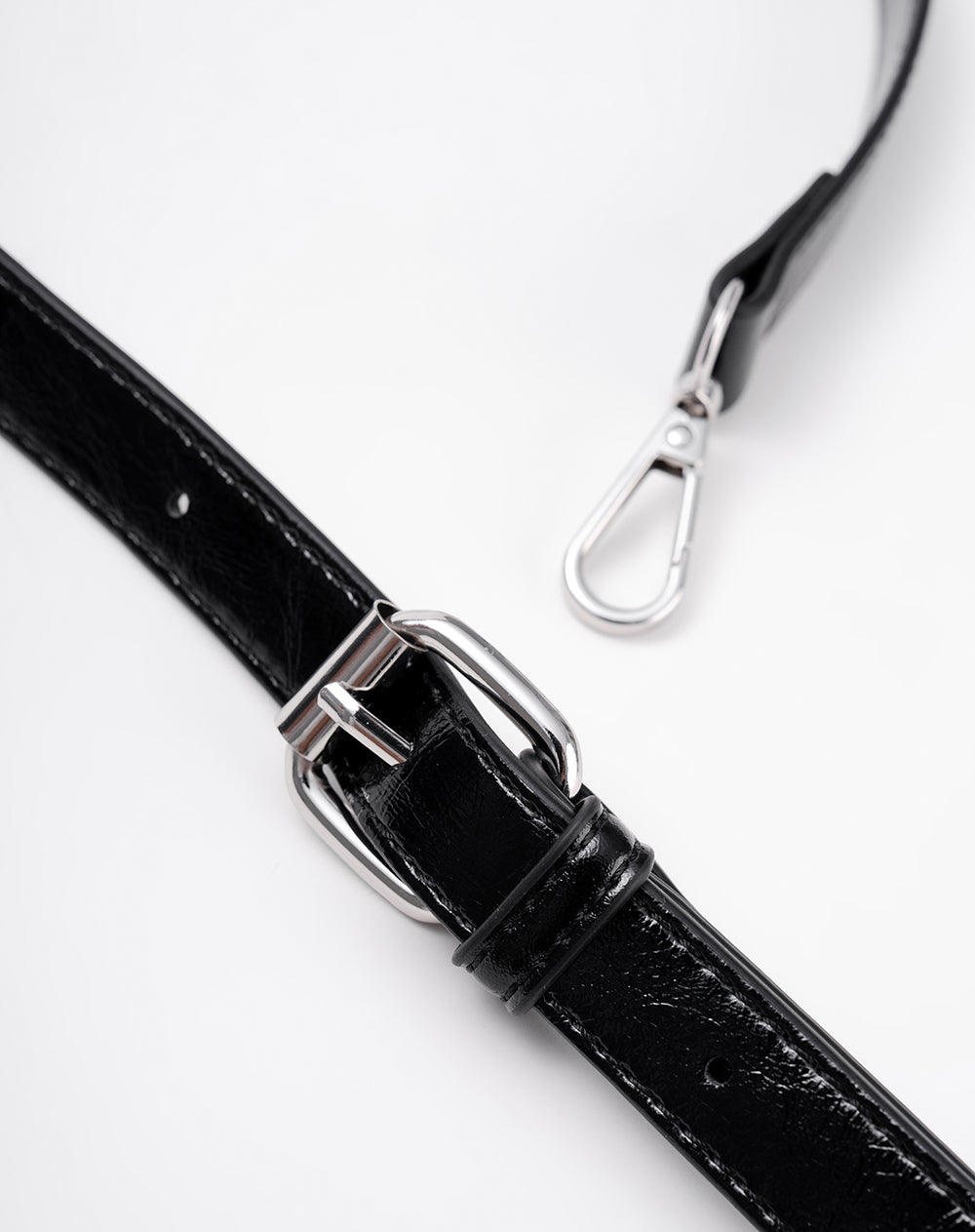 Bolso satchel negro mujer